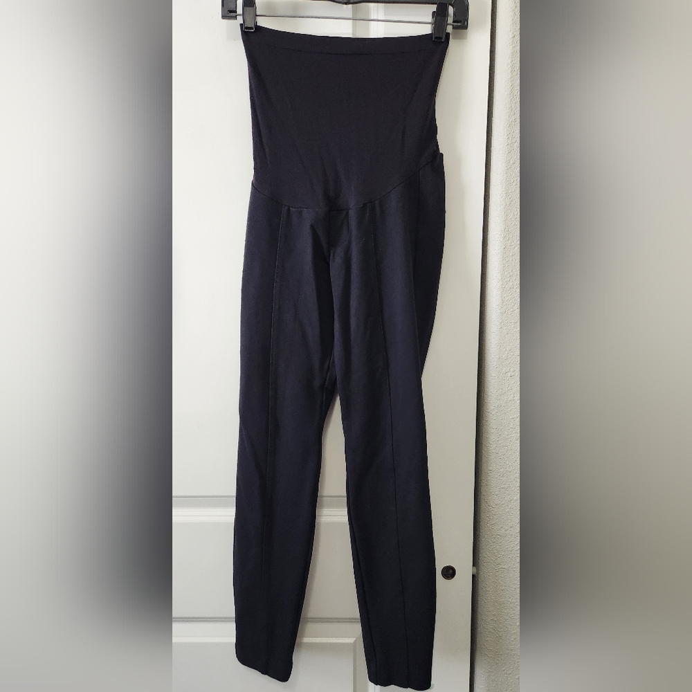 🤰🏽Motherhood Maternity Black Straight Leg Trousers